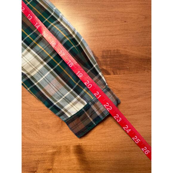 Vintage Plaid Shirt, Green Brown Plaid Button Down Shirt, 70s 80s, Medium, Scout - Picture 10 of 10